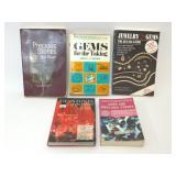 5 GEMSTONES PRECIOUS STONES BOOKS