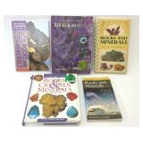 5 ROCKS & MINERALS GUIDES BOOKS
