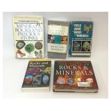 5 ROCKS AND MINERALS BOOKS
