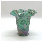FENTON SPRUCE CARNIVAL GLASS VASE