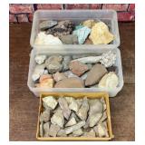 LARGE ASSORTMENT ROCK CRYSTAL COLLECTION