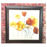 POPPY PAINTING GICLEE PRINT FRAMED