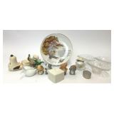 VTG ASSORTMENT AVON TRINKETS PLATE