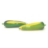 2 VTG ART GLASS CORN ON THE COB