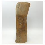 VTG PAUL OF HAWAII CARVED WOOD FEMALE BUST