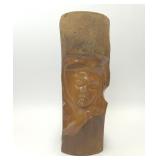 VTG HANDCARVED HAWAIIAN WOOD FEMALE BUST