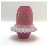 EXTREMELY RARE FENTON FAIRY LAMP 3 pc