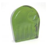 VTG 1960S BLENKO MOLDED GREEN GLASS ELEPHANT