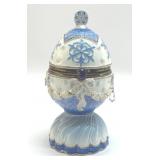 SNOWMAN MUSIC BOX EGG SANKYO