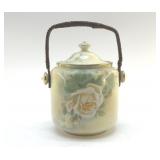 ANTIQUE ENGLISH BISCUIT JAR