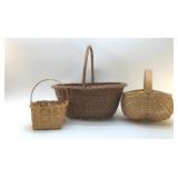 3 VTG BASKETS 17"