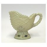 1890s NORTHWOOD ARGONAUT SHELL MILK GLASS CREAMER