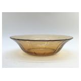 FOSTORIA FAIRFAX AMBER BOWL 11.5"
