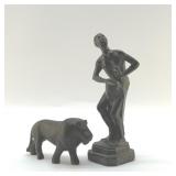 FAUX EBONY AFRICAN CARVINGS