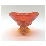 1960 VIKING GLASS "EPIC" PERSIMMON BOWL