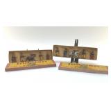 POST WAR APACHE INDIANS METAL TOYS OCCUPIED JAPAN