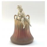 MAJOLICA FIGURAL VASE