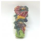 1940S PARAKEET WALL POCKET 7"