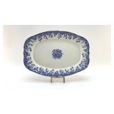 ENGLISH BLUE TRANSFERWARE PLATTER