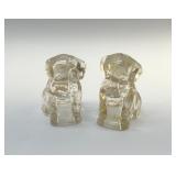 2 PUPPY CANDY CONTAINERS 1940