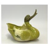 VTG HULL POTTERY GREEN DUCK PLANTER BOWL