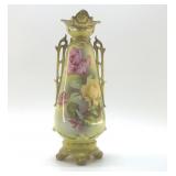 NIPPON STYLE DOUBLE HANDLED ROSE VASE