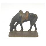 ANTIQUE CAST IRON HORSE DOORSTOP