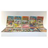 10 VINTAGE ARCHIE COMIC BOOKS