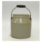 ANTIQUE 1896 STONEWARE CANNING CROCK