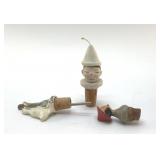 VINTAGE LIQUOR BOTTLE STOPPERS