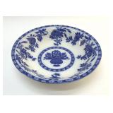 MINTON DELPH ENGLAND FLOW BLUE BOWL
