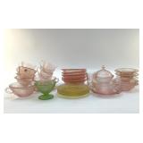 DEPRESSION GLASS ASSORTMENT