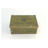 1890S YALE SMOKING TOBACCO TIN ADVERTISING