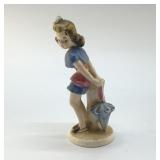 1945 OCCUPIED, JAPAN GIRL FIGURINE VASE