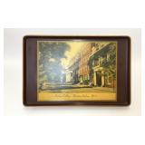 VTG WINSTON SALEM NC METAL RECTANGLE SERVING TRAY