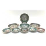 OCCUPIED JAPAN COURTING PLATES COLLECTION