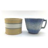 VTG POTTERY CROCK, BATTER BOWL