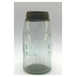MASONS PATENT NOVEMBER 30, 1858 BLUE JAR