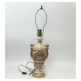 NEOCLASSICAL STYLE PORCELAIN LAST SUPPER LAMP