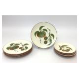 8 STANGLE POTTERY ORCHARD SONG PLATES