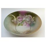 1900S AUSTRIAN HANDPAINTED ROSE BOWL