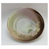 ANTIQUE GERMAN HAND PAINTED ROSE BOWL