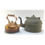2 ANTIQUE TEA KETTLES