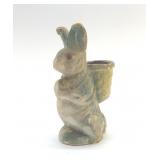 ANTIQUE RABBIT, PAPIER-MÂCHÉ CANDY CONTAINER