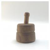 ANTIQUE WHEAT BUTTER, MOLD, 5 "