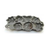 1981 JOHN WRIGHT, CAST-IRON MUFFIN PAN