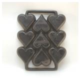 HEART SHAPED CORNBREAD CAST-IRON PAN