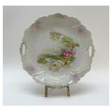 ANTIQUE GERMAN WATER, LILY TIDBIT TRAY