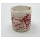 1950S DAVY, CROCKETT HAZEL ATLAS MUG