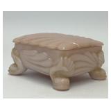 VTG CAMBRIDGE PINK SHELL KOI FISH CIGARETTE BOX